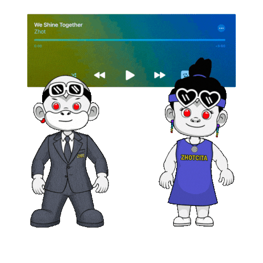 Glow Good Vibes Sticker by Zhot