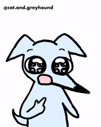 Cartoon Dog Cat And Greyhound GIF