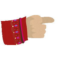 proyectotomate reaction hand here there Sticker