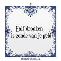 Wijsheid Genieten Sticker by Tegelspreuken.nl