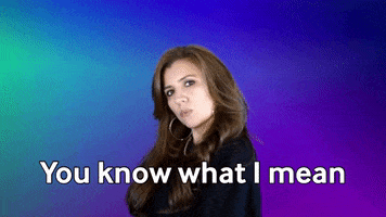 Know What I Mean Flirt GIF by Amanda Cee Media