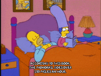 homer simpson sleeping GIF