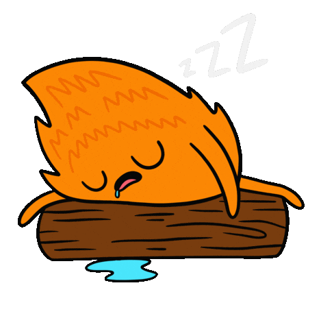 Tired Good Night Sticker