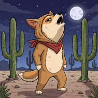 Tired Full Moon GIF by Doge Pound
