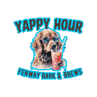 FenwayBark dogs dogdaycare yappyhour fenway bark Sticker