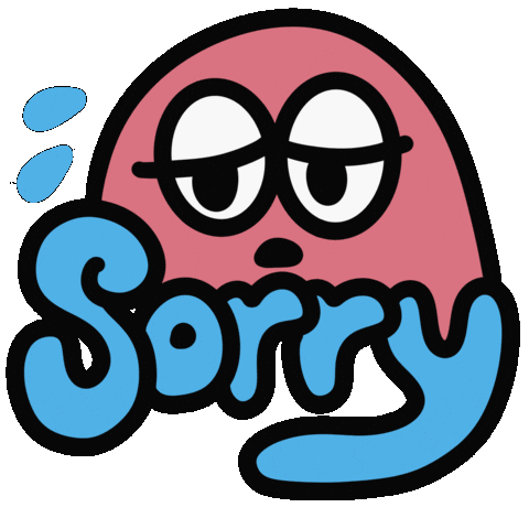 Sad Forgive Me Sticker