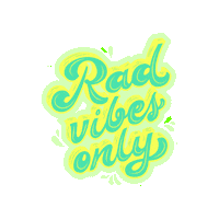 Happy Good Vibes Sticker by The Rad Stylist