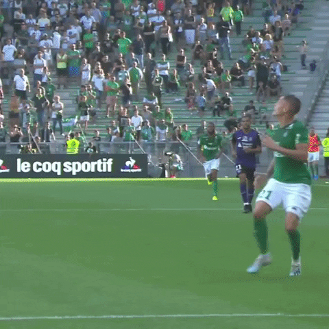Ligue 1 Soccer GIF by AS Saint-Étienne