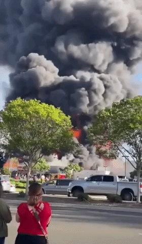 Major Fire Breaks Out at Home Depot in San Jose
