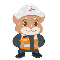 terrastiefbaugroup hamster terry bau tiefbau Sticker