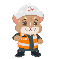 terrastiefbaugroup hamster terry bau tiefbau Sticker
