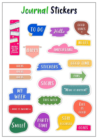 theprintables giphygifmaker giphyattribution hello sticker GIF