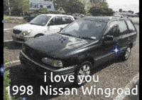 flyingremora car i love you nissan jdm GIF