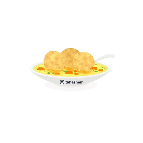 Matzo Ball Passover GIF by tyhnation
