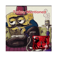 Spongebob Turkey Sticker