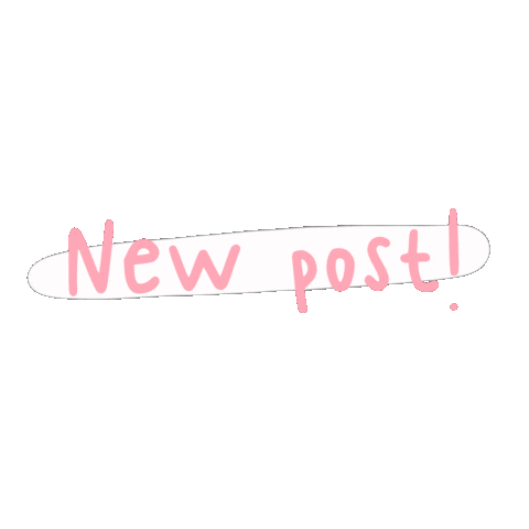 Artbyiitu giphyupload new pink white Sticker