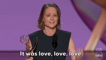 Jodie Foster Love GIF by Emmys