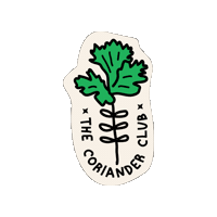 Souperstarsg parsley coriander green leaf souperstar Sticker