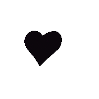 Heart Goth Sticker