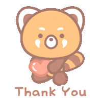 Thank U Love Sticker by PlayDappTown