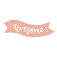 Pink Banner Sticker