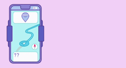 Navigate Google Maps GIF