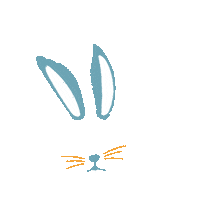 Bunny Spring Sticker by AOKBW