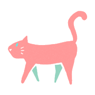 cats walk STICKER by imoji