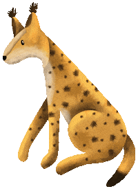 Lynx Sticker by by Terez K.
