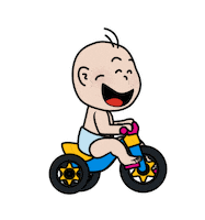 Bicicleta Sticker by Bebê Fofuxo