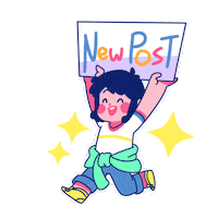 designstudentdaily happy dance new new post Sticker