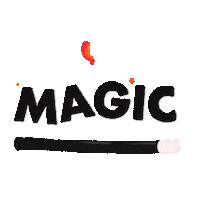 Text Magic Sticker by Kev Lavery