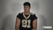 Flexing Saints Football GIF by New Orleans Saints