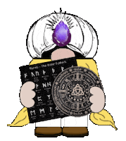 Fortune Teller Gnome Sticker