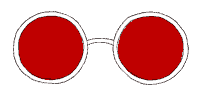 glasses wiggle Sticker