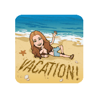 by_pattryflor vacation sol alegria mar Sticker