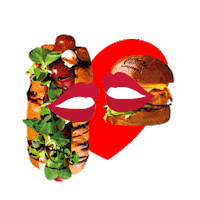 Hot-Dog Burger Sticker by PremierFOOD