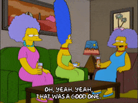 marge simpson drinking GIF