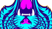 Tiger Roar GIF by CATALINA ESTRADA