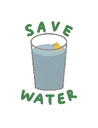 Water Save Sticker