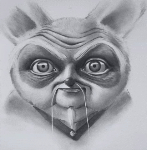 Kung Fu Panda Death Stare GIF