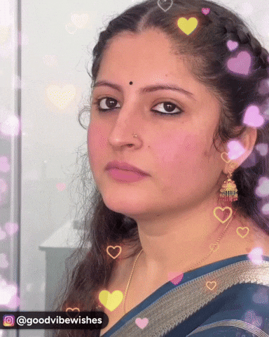 Blushing Indian Woman GIF