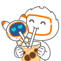 Happy Bubble Tea Sticker by Sungrow