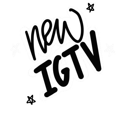 Black And White Stars Sticker