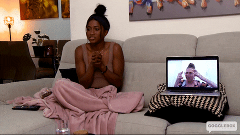 Shocked Watching Tv GIF by Gogglebox Australia