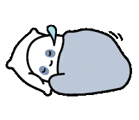 Littleworkingsoul sleep sleepy good night 晚安 Sticker