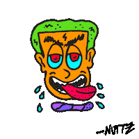 hungry summer Sticker by Nuttz