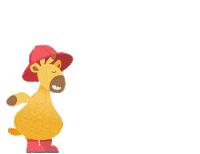 Holiday Giraffe Sticker by Twinkl Parents