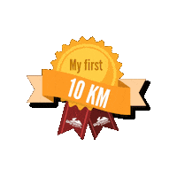 bigbearevents run runner 1st my first Sticker