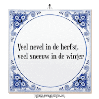 Winter Humor Sticker by Tegelspreuken.nl